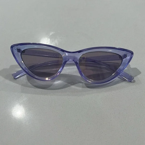 Foster Grant Lilac Cat Eye Sunglasses - Picture 7 of 7